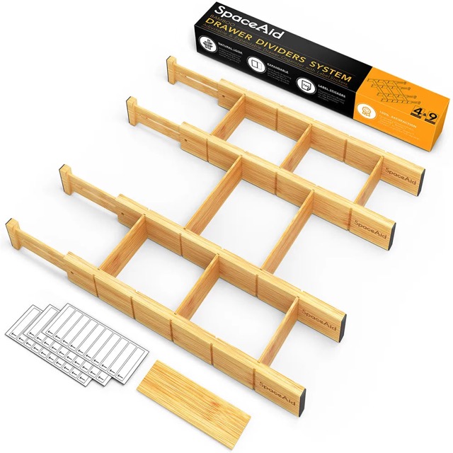 Bamboo Drawer Dividers