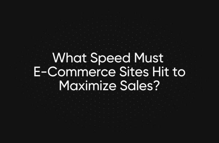 e-commerce site speed