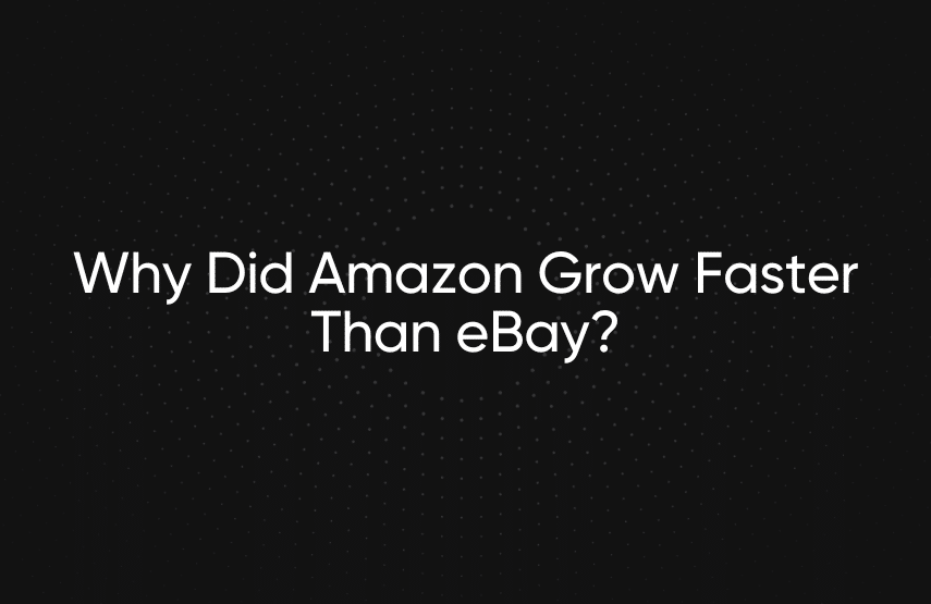 Amazon grow faster than eBay
