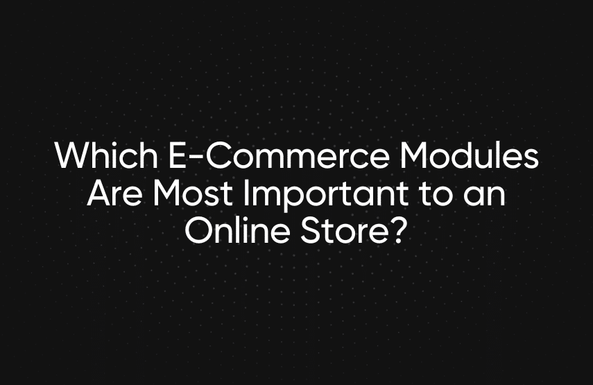 e-commerce modules