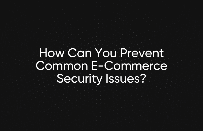 e-commerce security issues