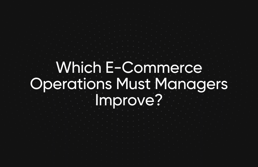 e-commerce operations