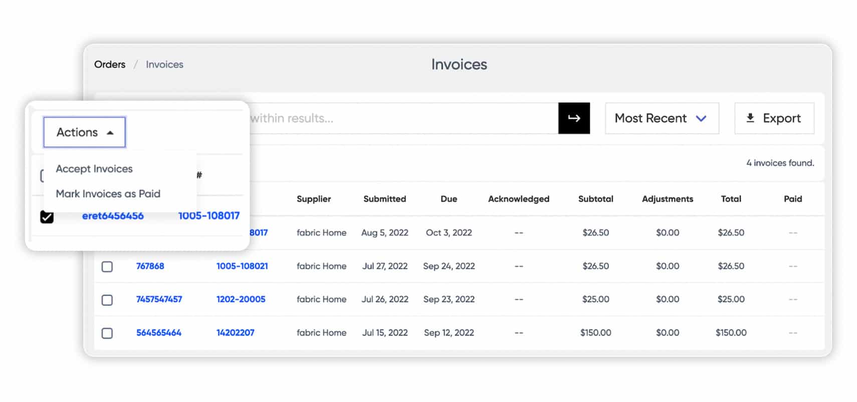 With our August product update, it's easier than ever to manage vendor invoices.
