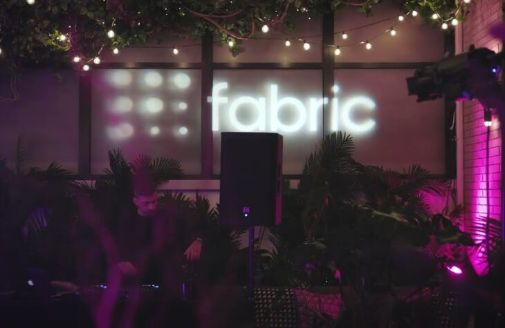 video of fabric highlights at commerceland party.