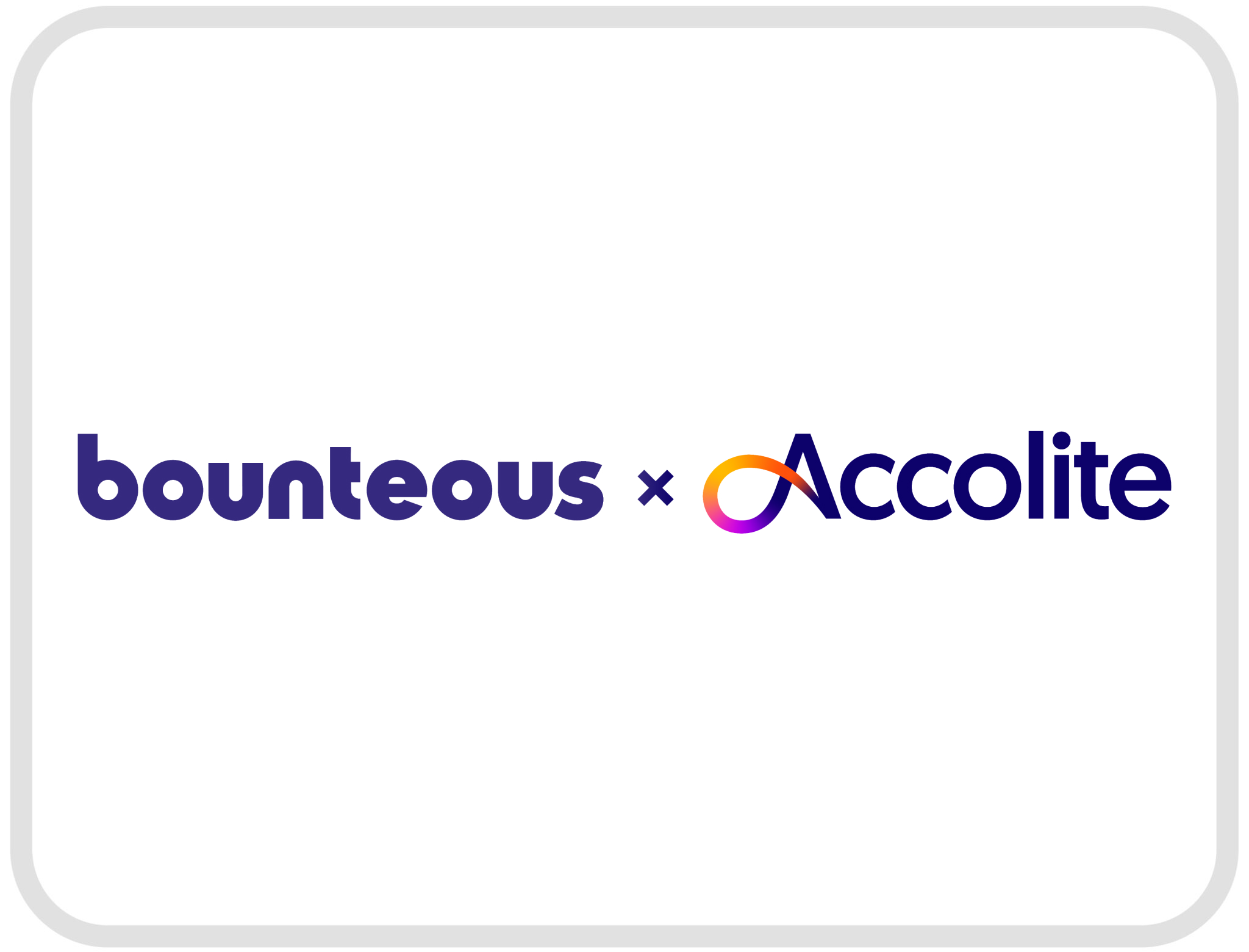 Logo Block - bounteous x Accolite