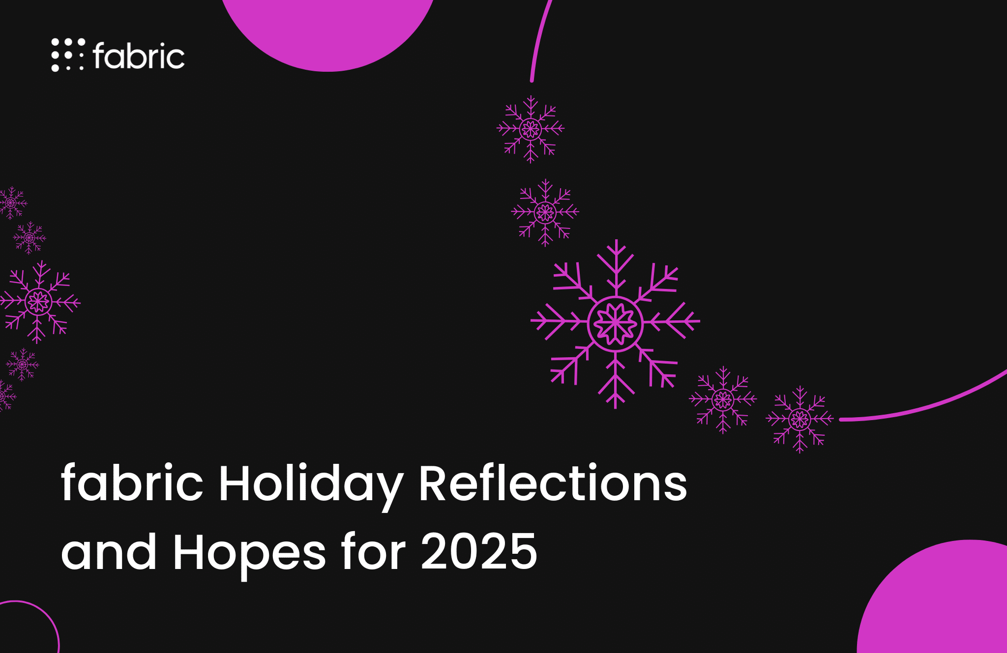 fabric Holiday Reflections and Hopes for 2025