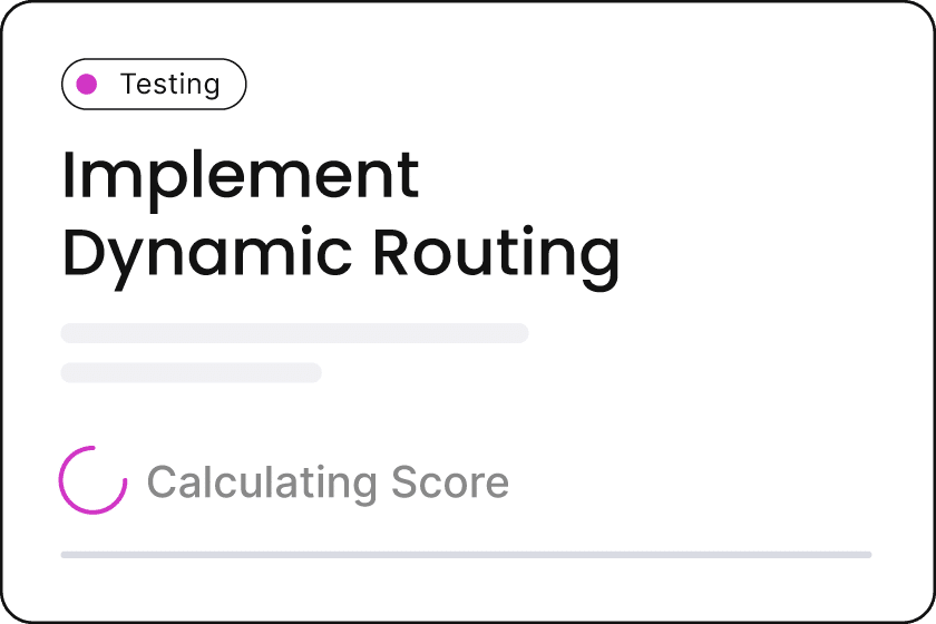 dynamic routing screenshot