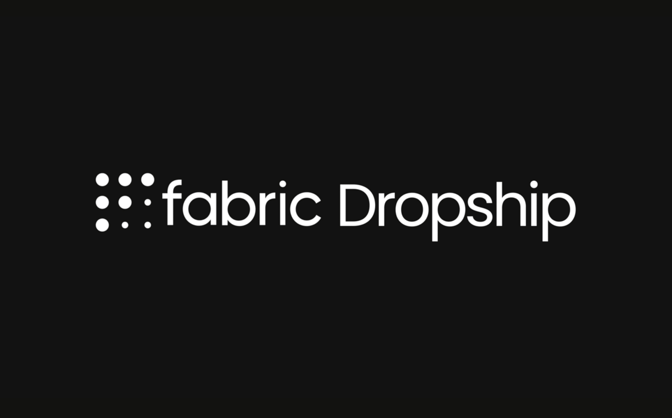 Accelerate Speed and Build Agility with fabric Dropship