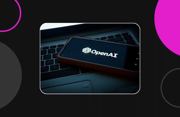OpenAI logo on a phone