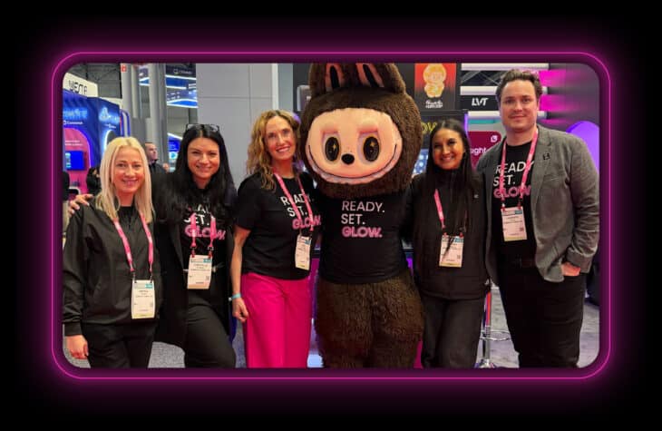 Group photo of the fabric team at NRF 2026